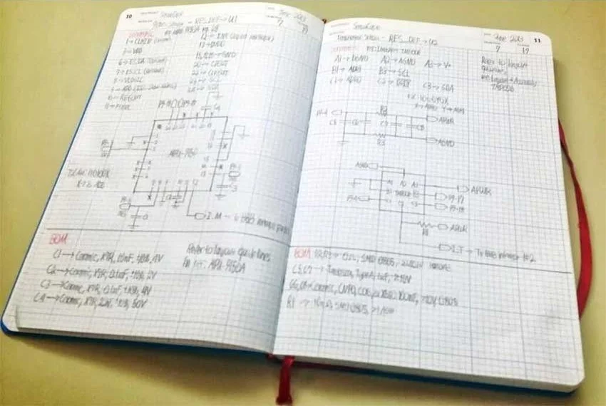 Изображение тетради для эскизирования 