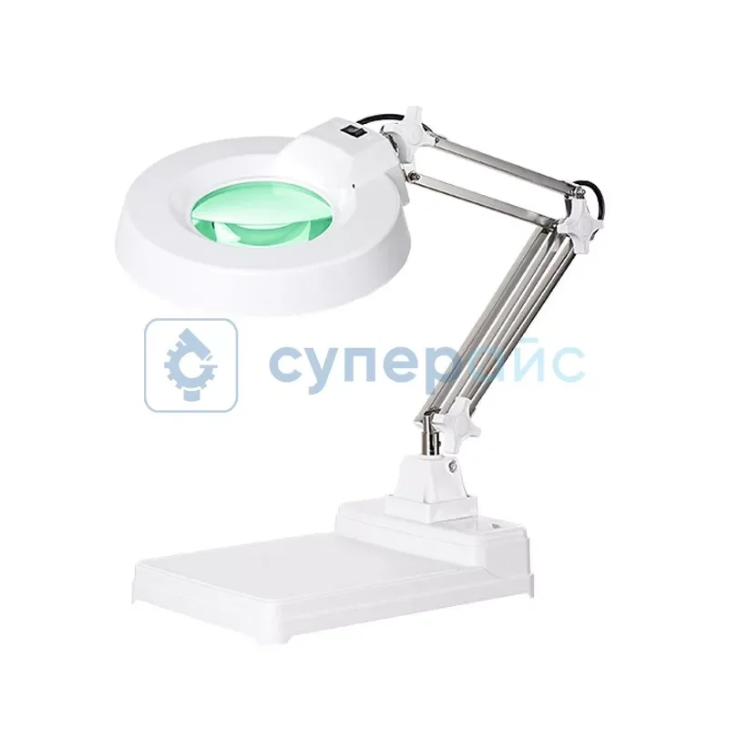 настольная лампа с лупой