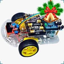 купить робототехнический набор для сборки робота RoboCar-3 в суперайс