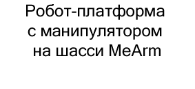 Робот-платформа с манипулятором в подарок на новый год купить в Суперайс