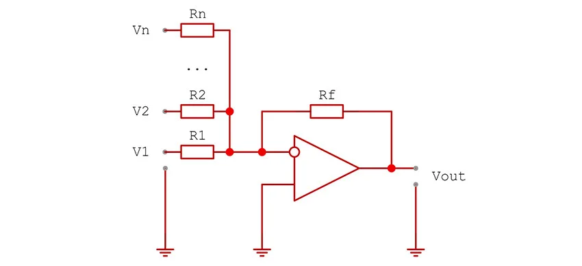 схема идеального операционного усилителя