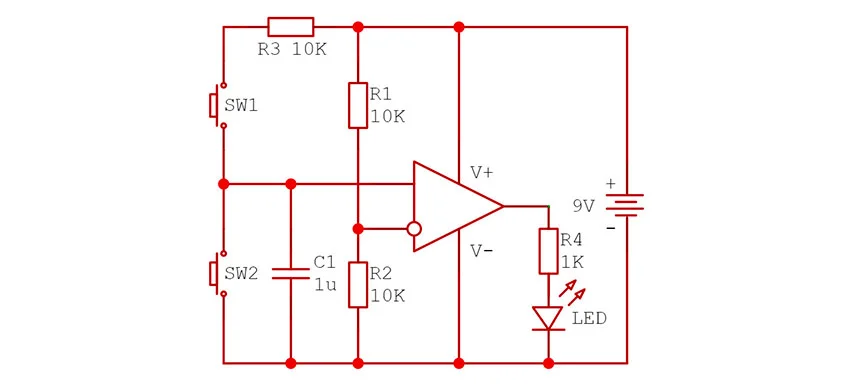 электронный усилитель схема