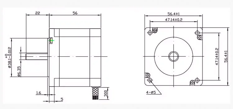 Схема мотора SUMTOR 57HS5630A4