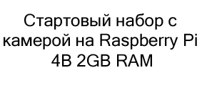 купить Стартовый набор с камерой на Raspberry Pi 4B 2GB RAM в Суперайс
