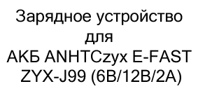 зарядное устройство для АКБ E-FAST купить недорого в магазине суперайс в черную пятницу