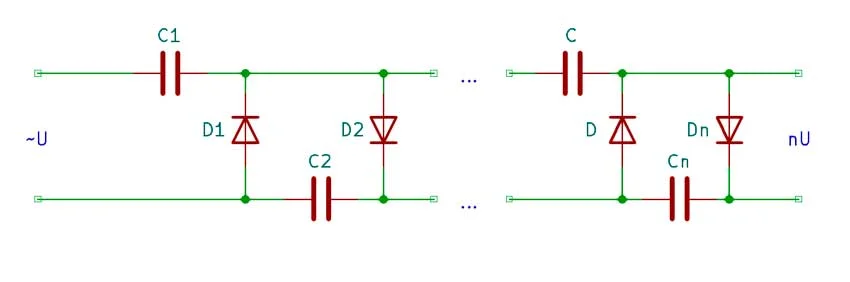 БП вольтдобавкой с маломощным выходом импульсный источник питания схема