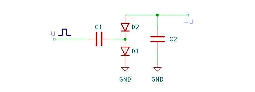 Формирователь отрицательного потенциала схема формирователь