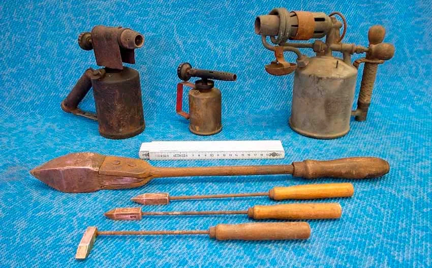 старые паяльники