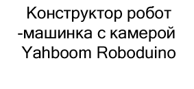 купить Конструктор робот-машинка с камерой Yahboom Roboduino в Суперайс