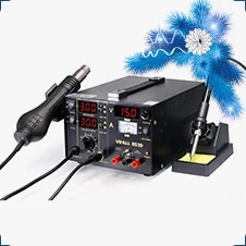 Цифровая паяльная станция 3 в 1 купить в Суперайс