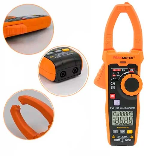 Токоизмерительный клещи Peakmeter PM2128S токовые клещи постоянного и переменного тока