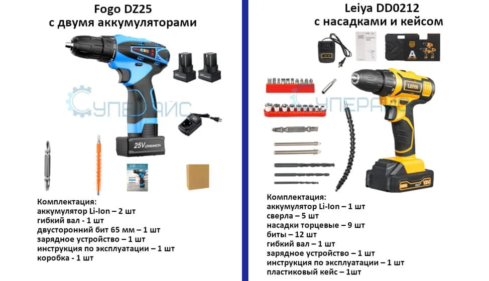 шуруповерт аккумуляторный двумя аккумуляторами купить с гарантией