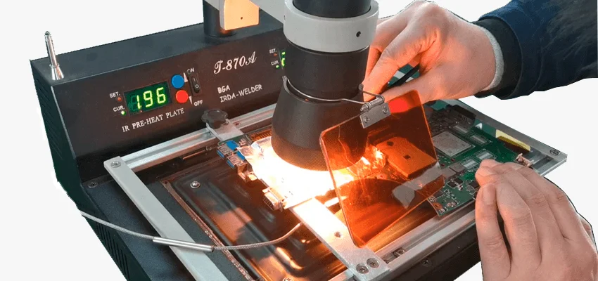 Инфракрасная станция PUHUI T-870A, функции и инструкция