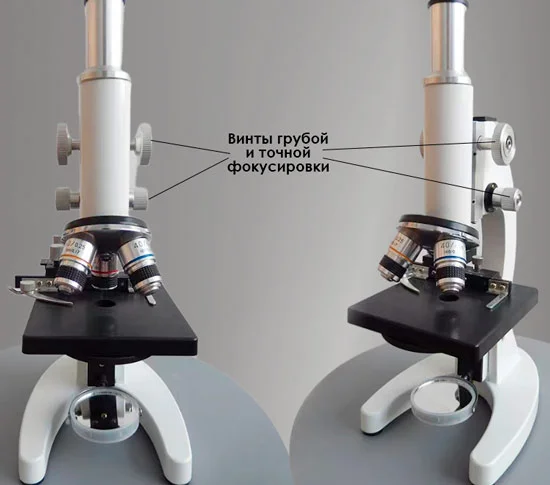 микроскоп настройка