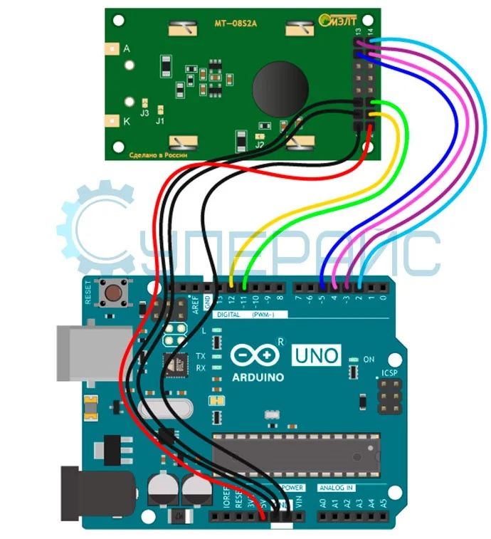 подключение к Arduino Mega2560