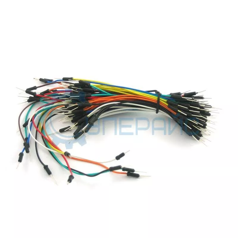 Набор соединительных проводов M/M «папа-папа» Breadboard (10 - 25 см, 65 шт)