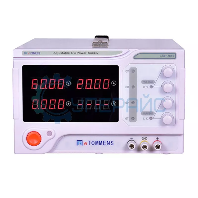 Одноканальный лабораторный блок питания eTOMMENS eTM-6010 (60В, 10А ...
