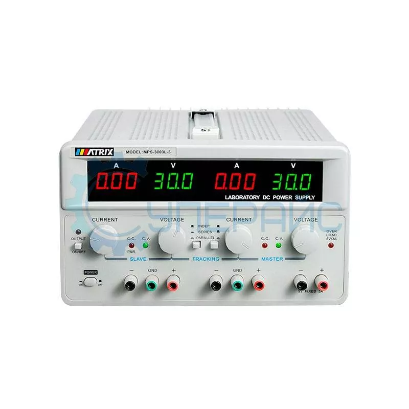 Трехканальный блок питания MATRIX MPS-3003L-3 (30В, 3А) купить по низкой цене в Москве - интернет магазин Суперайс