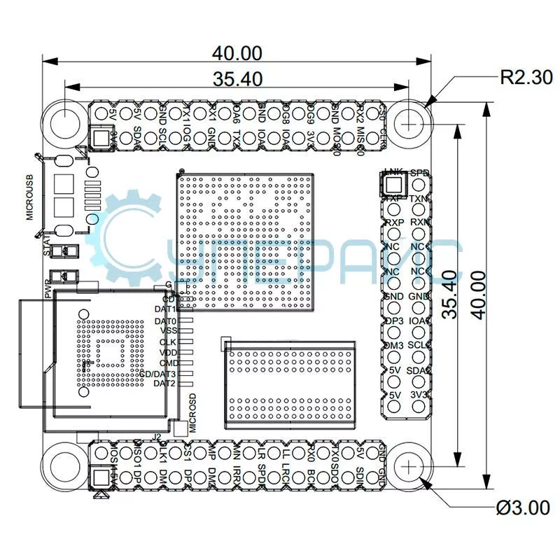 Четырёх-ядерный микрокомпьютер FriendlyElec NanoPi Neo Core-LTS