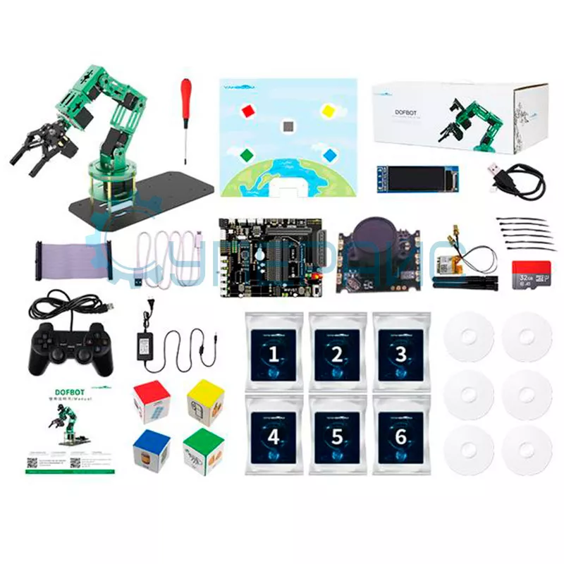 Робот Yahboom DOFBOT AI Vision Robotic Arm ROS для Raspberry Pi 4B