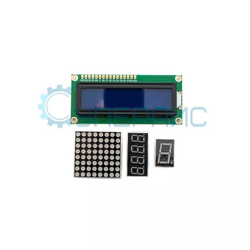 Стартовый набор UNO R3 Starter Kit с контроллером, совместимым со средой Arduino, и 7 уроками Стартовый набор UNO R3 Starter Kit с контроллером, совместимым со средой Arduino, и 7 уроками