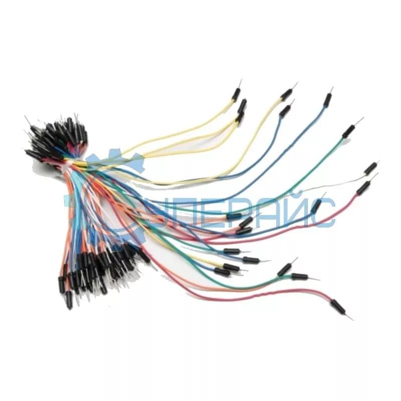 Набор соединительных проводов M/M «папа-папа» Breadboard (10 - 25 см, 65 шт)