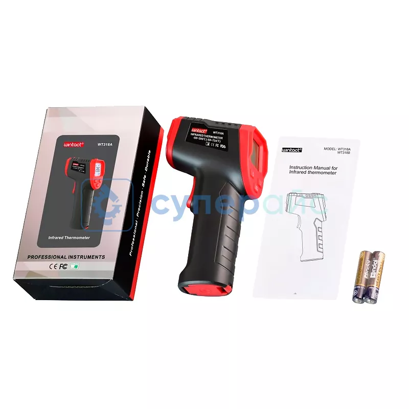 Ручной пирометр Wintact WT318A Ручной пирометр Wintact WT318A
