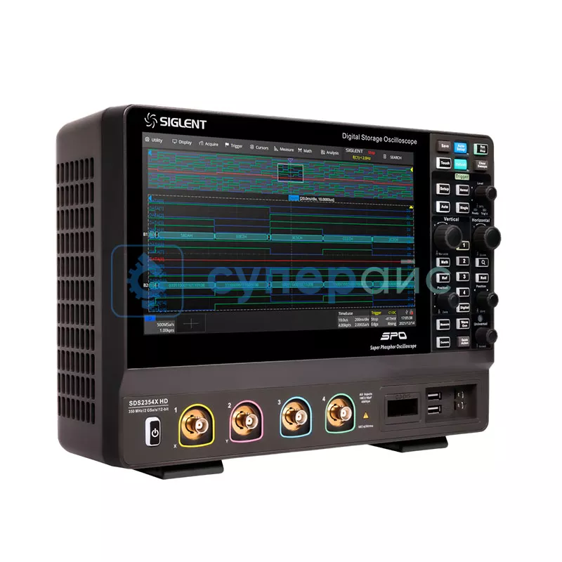 Четырехканальный запоминающий осциллограф Siglent SDS2204X HD