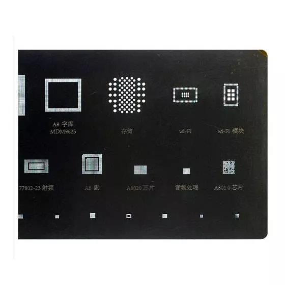 BGA-трафарет для мобильного телефона Apple iPhone 6, 29 in 1