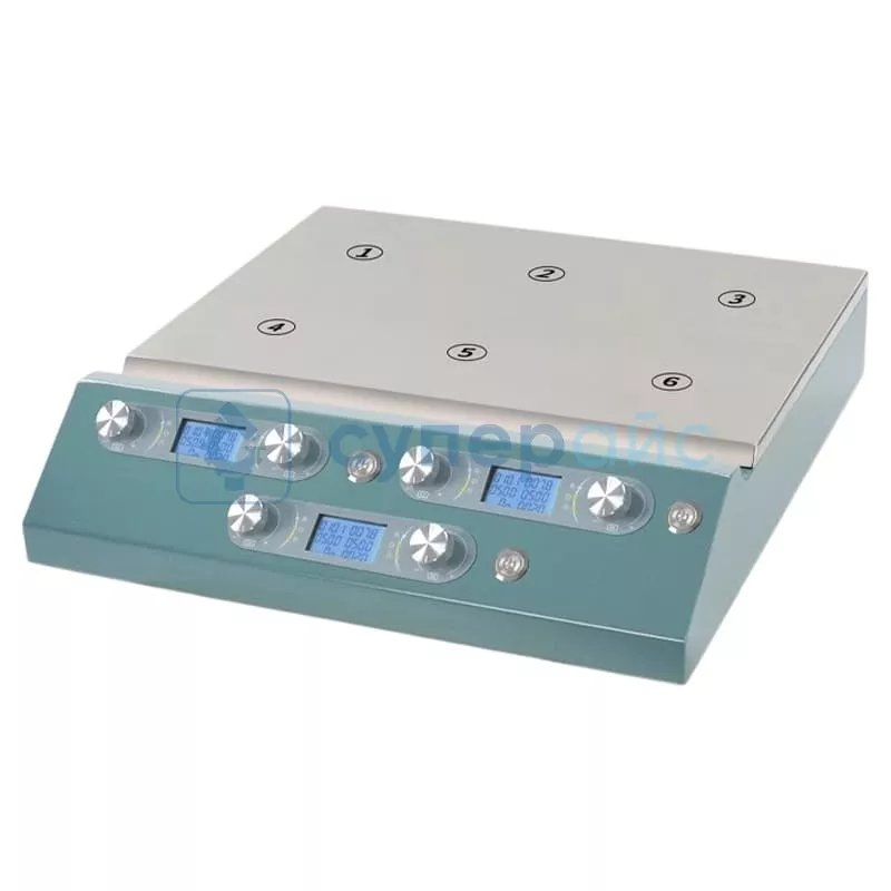 Шестиканальная магнитная мешалка RERA SRY-D6 Шестиканальная магнитная мешалка RERA SRY-D6