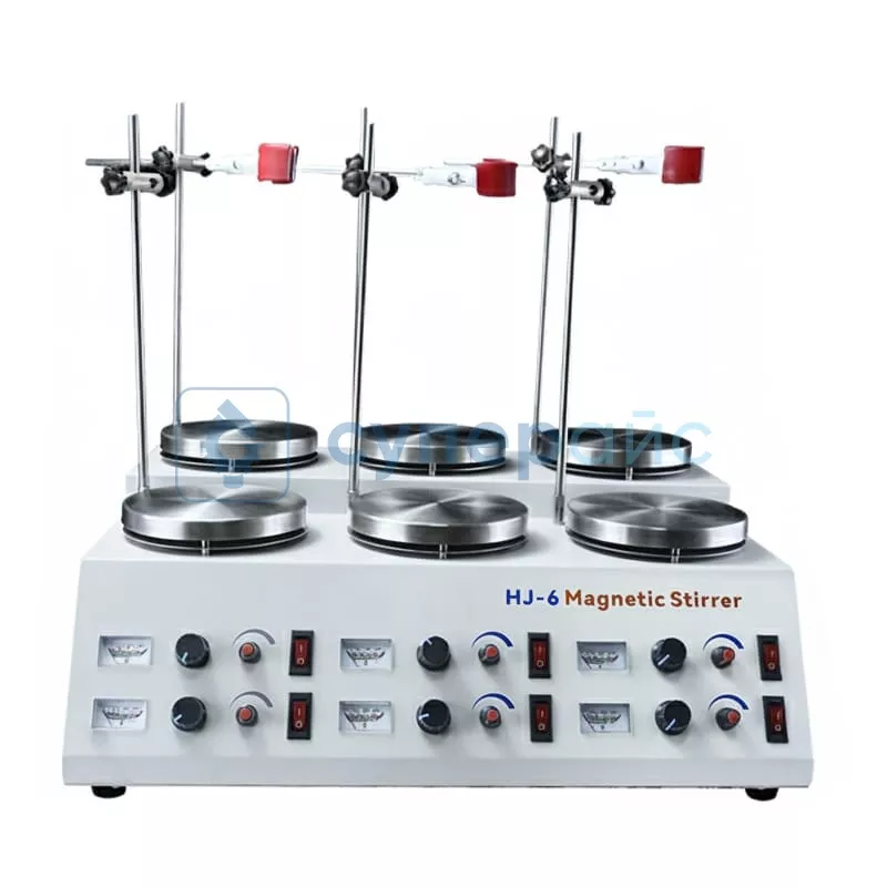 Шестиканальная лабораторная мешалка Dingxinyi HJ-6 Шестиканальная лабораторная мешалка Dingxinyi HJ-6