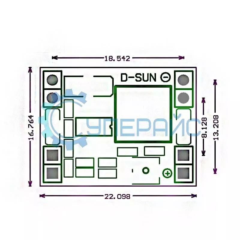 Понижающий преобразователь напряжения (DC-DC конвертер) D-SUN