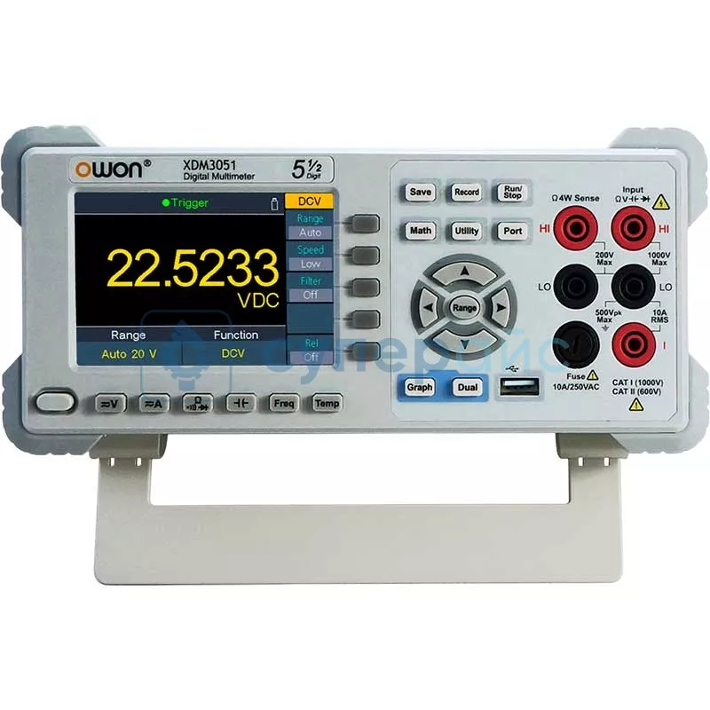Мультиметр OWON XDM3051 с графическим дисплеем Мультиметр OWON XDM3051 с графическим дисплеем
