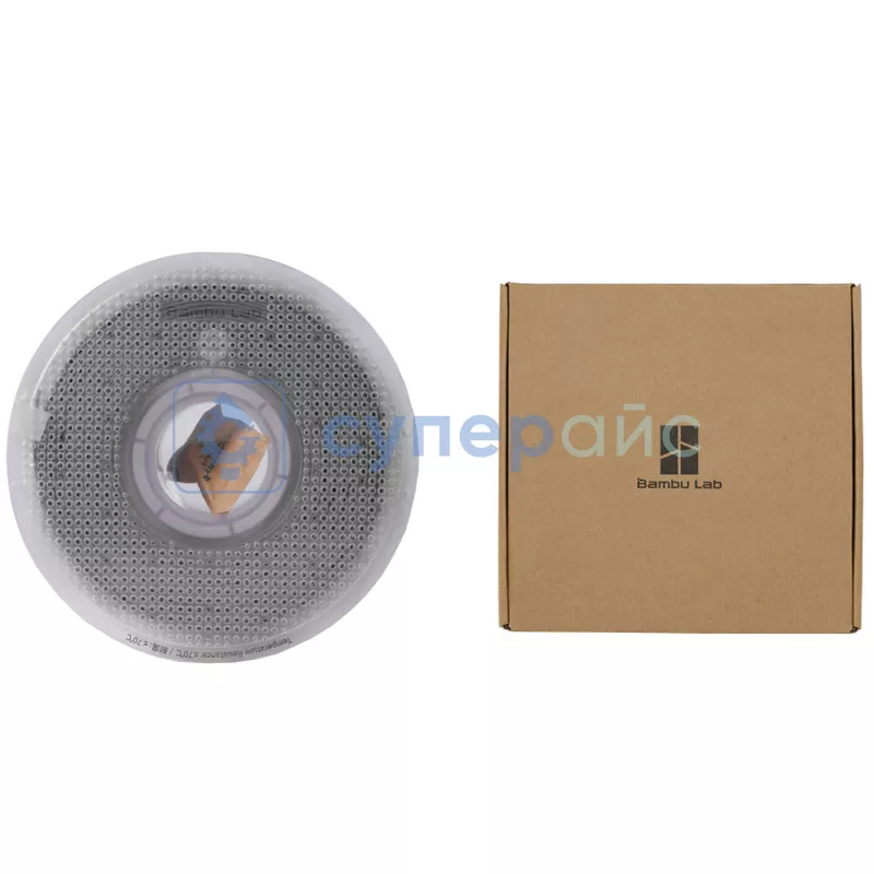 Материал для 3D печати Bambu Lab PLA Sparkle серый турмалин, с лотком