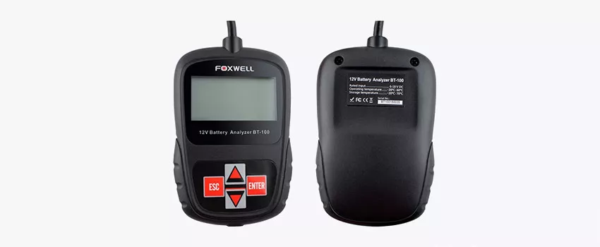 Аккумуляторных тестер Foxwell BT100 Тестер автомобильных аккумуляторных батарей Foxwell BT100