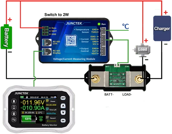 Схема подключения измерительной головки Juntek с автономным питанием Измерительная головка Juntek купить с доставкой в интернет магазине Суперайс