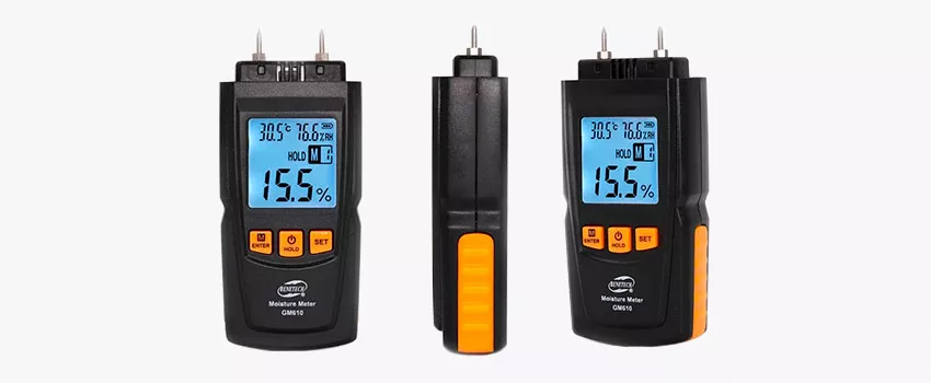 Контактный влагомер Benetech GM610 Цифровой измеритель влажности древесины Benetech GM610