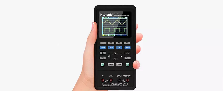 Цифровой скопметр Hantek 2D72 со встроенным генератором сигналов Портативный двухканальный осциллограф Hantek 2D42 40 МГц