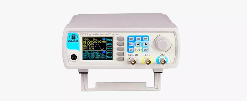Настольный генератор сигналов JUNCE JDS6600-60M с двумя независимыми выходными каналами Генератор сигналов произвольной формы JUNCE JDS6600-30M