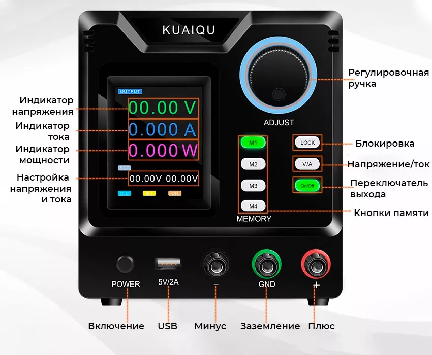строение блока питания Nice-power SPPS-D3010-232 Купить источник тока Nice-power SPPS-D3010-232 в Суперайс