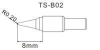 паяльное жало B02 для паяльника TS80 MINI