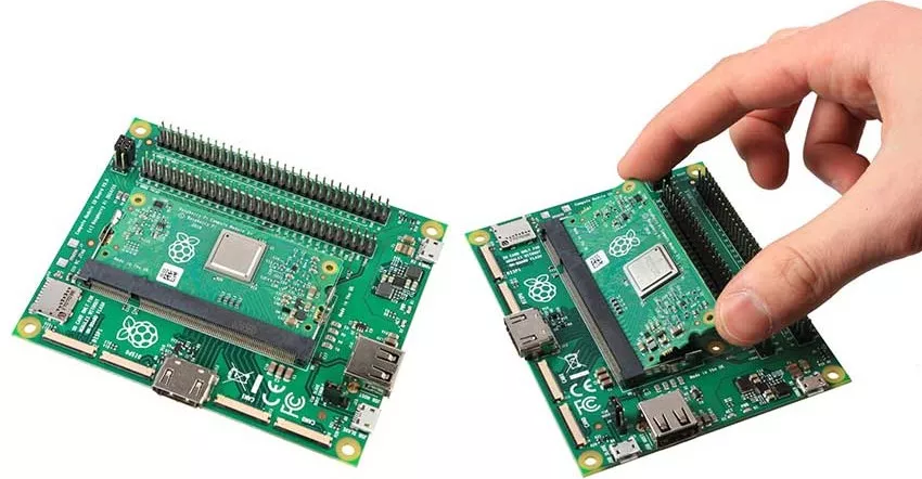 Интеграция модуля Raspberry Pi Compute Module 3+ Вычислительный модуль Raspberry Pi 3+ с 32 ГБ eMMC купить в Суперайс
