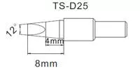 паяльное жало B02 для паяльника TS80 MINI