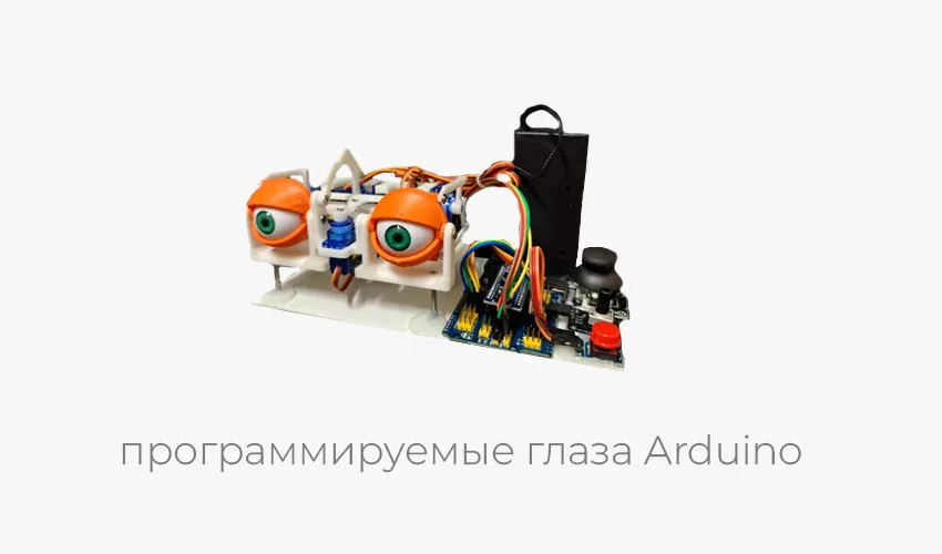 Глаза-робот" программируемые