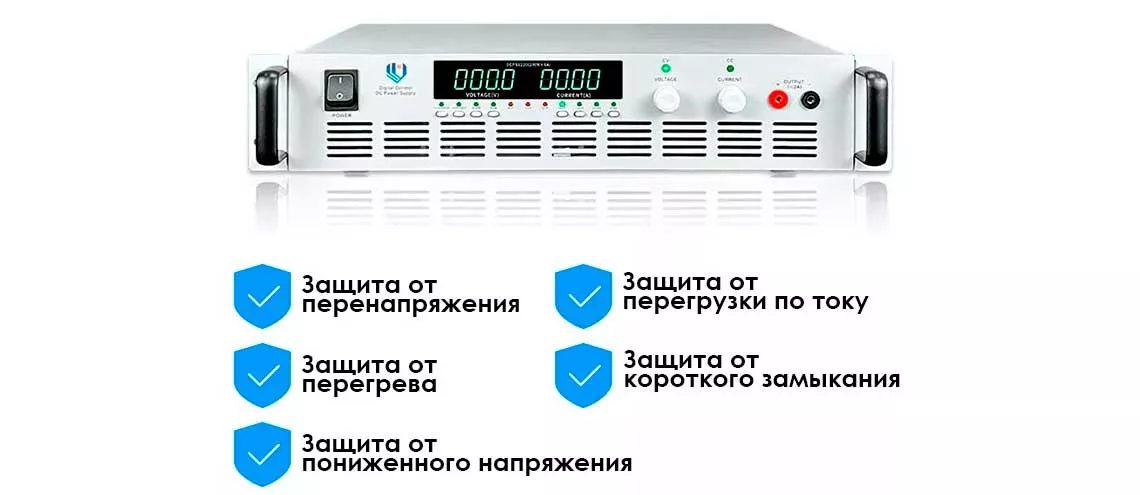 Виды защит блока питания LANYI HPS3019 купить блок питания с защитой LANYI HPS3019