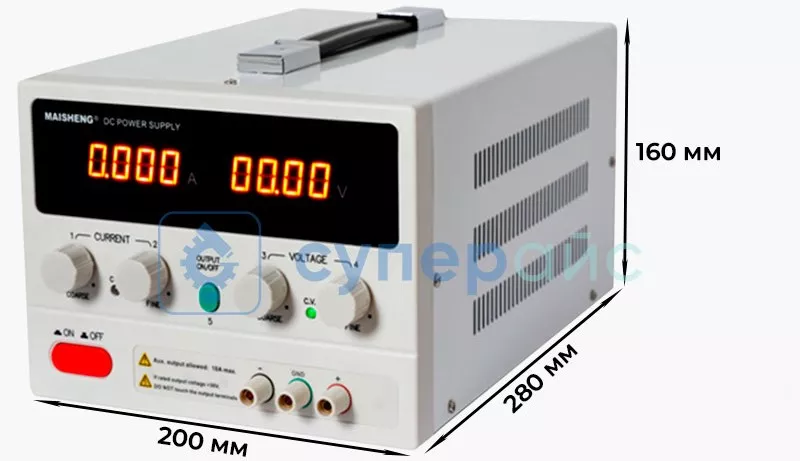 Габариты источника питания MAISHENG MP10015CR2 Блок питания MAISHENG MP10015CR2 купить в Суперайс