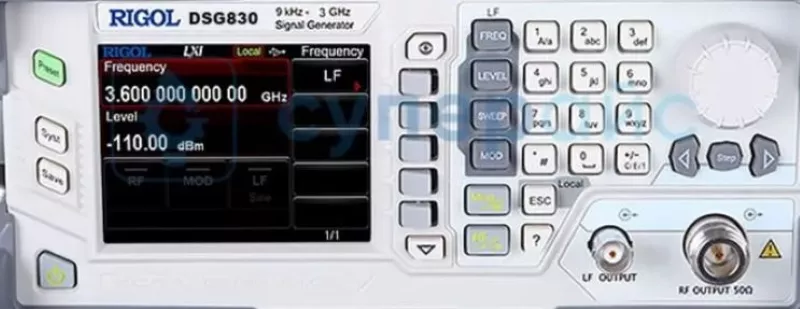 вид спереди dsg830 rigol dsg830 rigol