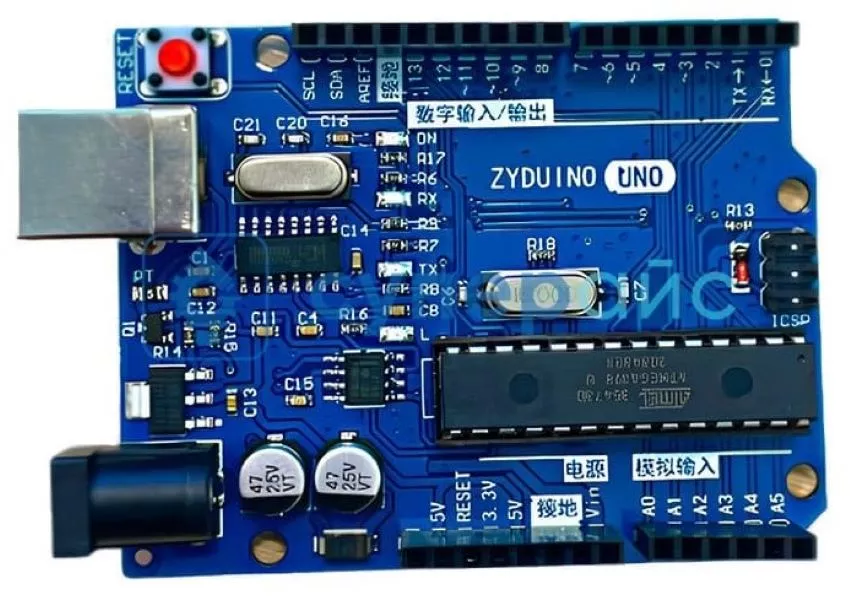 схема соединения ZYduino UNO R3