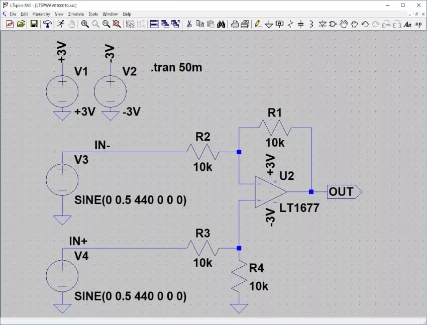 вид программы LTSpice ltspice моделирование
