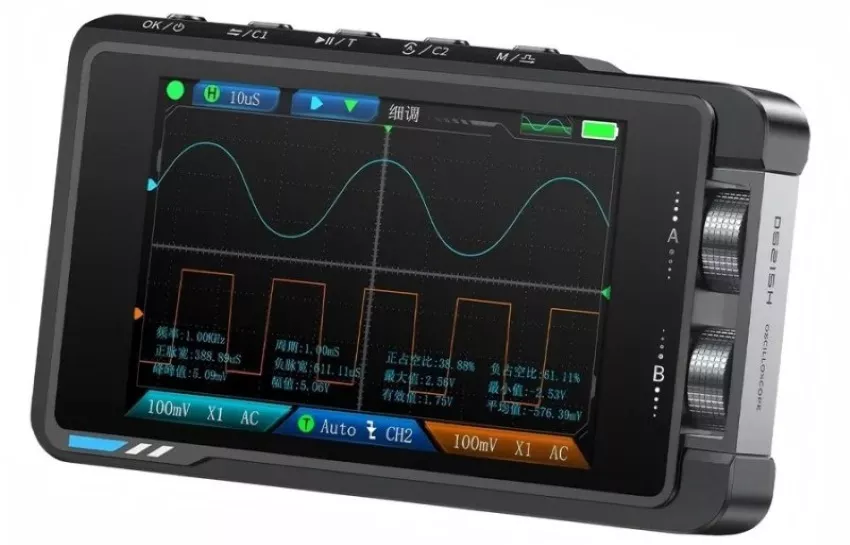 осциллограф FNIRSI DS215H со стандартной комплектацией заказать осциллограф фнирси со стандартной комплектацией и в магазине суперайс